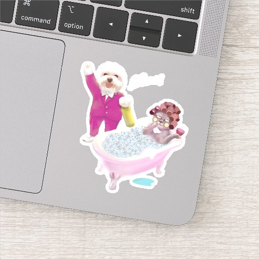 Proost op ontspanning sticker (Detail)