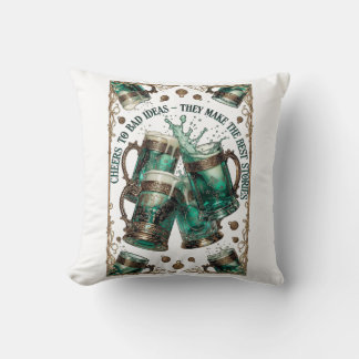 Proost op Slecht-Ideeën Tankards Grafisch T-shirt Kussen