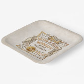 Proost op verjaardag papieren bordje (Gebogen)