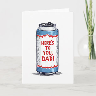 Proost Papa Stylized Art Card Kaart