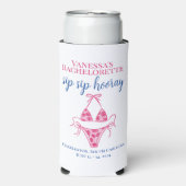 Proost Proost Hoera Roze Bikini Afscheidscadeau (Seltzer Voorkant)