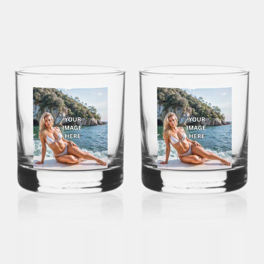 PROOST! 🥃 Rocks Glas – Voeg Afbeelding of Tekst t (Voorkant)