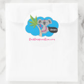 Proost Ronde Sticker (Tas)
