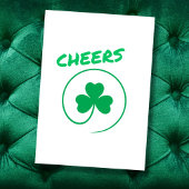 Proost Shamrock Clover Elegante Allround Deken Kaart