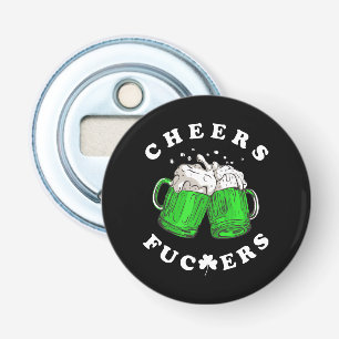Proost St Patricks Dag Bier Drinken Grappig Button Flesopener