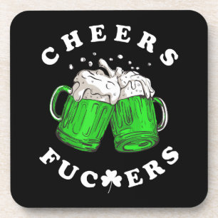 Proost St Patricks Dag Bier Drinken Grappig Onderzetter