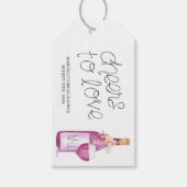 Proost tot liefde cadeaulabel (Voorkant)