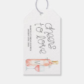 Proost tot liefde cadeaulabel (Voorkant)