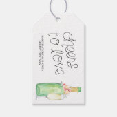 Proost tot liefde cadeaulabel (Voorkant)