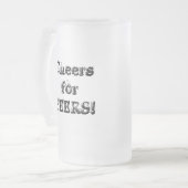 Proost voor BEERS! Matglas Bierpul (Voorkant links)