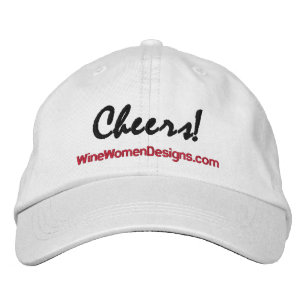 Proost! Wine Women Designs Licht Geborduurde Pet