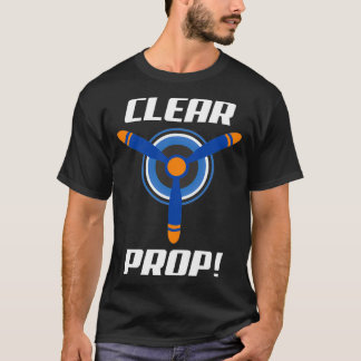 Prop wissen met propeller Afbeelding T-shirt