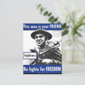 Propaganda Poster Briefkaart (Staand voorkant)