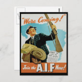 Propaganda Poster Briefkaart (Voorkant / Achterkant)