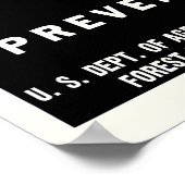 Propaganda Poster USA Prevent Forest Fires - Our (Coin)