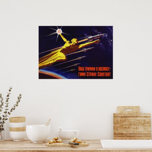 propaganda van de Sovjet-poster Poster (Keuken)