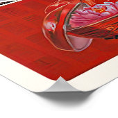 propaganda voor poster van Chinese ruimteretro (Hoek)