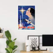 propaganda voor poster van Chinese ruimteretro (Thuiskantoor)