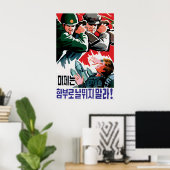 Propagandaposter China & Noord-Korea. Broederschap Poster (Thuiskantoor)
