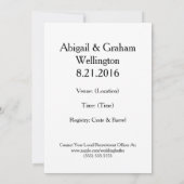 Propagande Thème Groomsman Invitation (Dos)