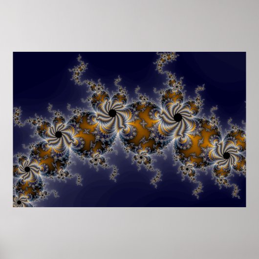 Propelleflora - wervelfractal poster (Voorkant)