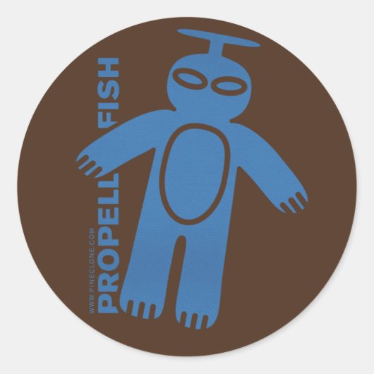 PROPELLER FISH sticker (Voorkant)