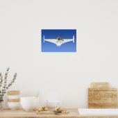 Propeller militaire surveillance drone poster (Keuken)