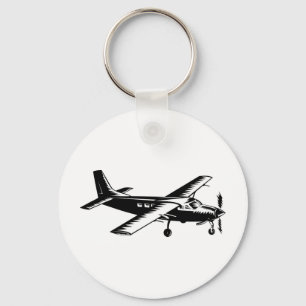 propeller plane airplane aircraft flying flight sleutelhanger