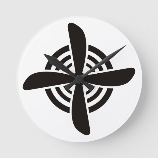 propeller ronde klok (Voorkant)