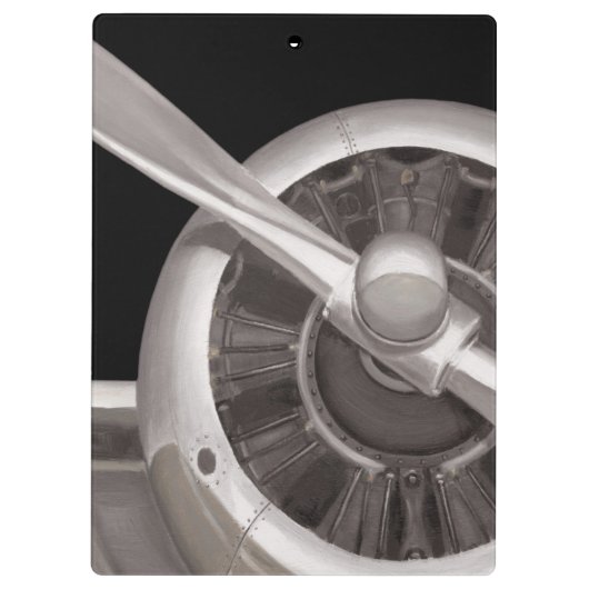 Propeller van het vliegtuig klembord (Achterkant)