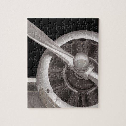 Propeller van het vliegtuig legpuzzel (Verticaal)