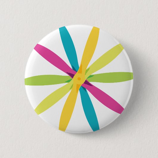 Propellerventilator met retro-prop ronde button 5,7 cm (Voorkant)