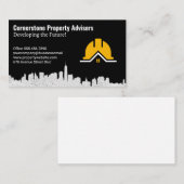Property Development | City Skyline | Construction Visitekaartje (Voorkant / Achterkant)