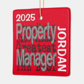 Property Manager Extraordinaire CUSTOM Keramisch Ornament (Links)