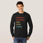 Property Manager Man Myth Legend  1 T-shirt (Voorkant volledig)