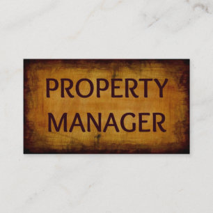 Property Manager-Visitekaartje Visitekaartje