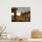 Prophet Elijah - van Poelenburch Fine Art Poster (Keuken)