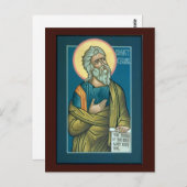 Prophet Ezekiel Prayer Card Briefkaart (Voorkant / Achterkant)