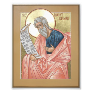 Prophet Jeremiah Icon Print Foto Afdruk
