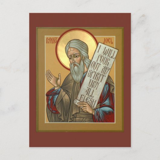Prophet Joel Prayer Card Briefkaart (Voorkant)