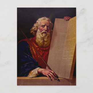 Prophet Moses on Mount Sinai – High-Fidelity Epic  Briefkaart