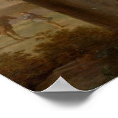 Prophète Elijah - van Poelenburch Poster d'art (Coin)