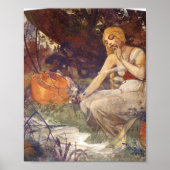 Prophetess Alphonse Mucha Poster (Voorkant)