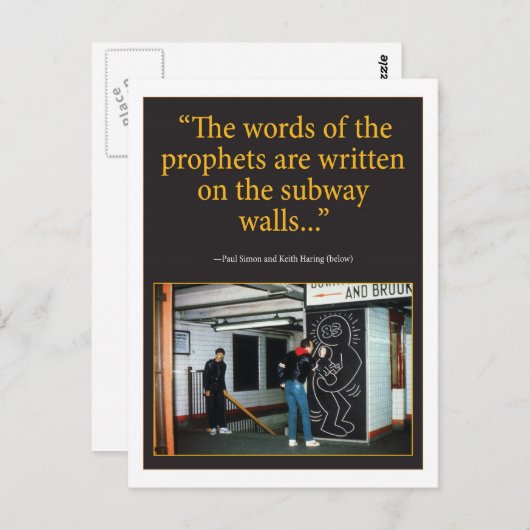 Prophets Briefkaart (Voorkant / Achterkant)