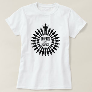 Prophets zijn niet perfect - zwart ontwerp t-shirt