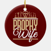 Prophy vrouwen tandarts keramisch ornament (Achterkant)