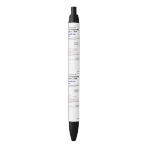 Propofol Anesthesie CRNA Black Trim Pen, zwarte in Zwarte Inkt Pen