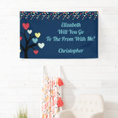 Propositie Vraag om Liefde Hart te Proberen Spandoek (Insitu)