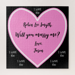Proposition cardiaque personnalisée Jigsaw Puzzle