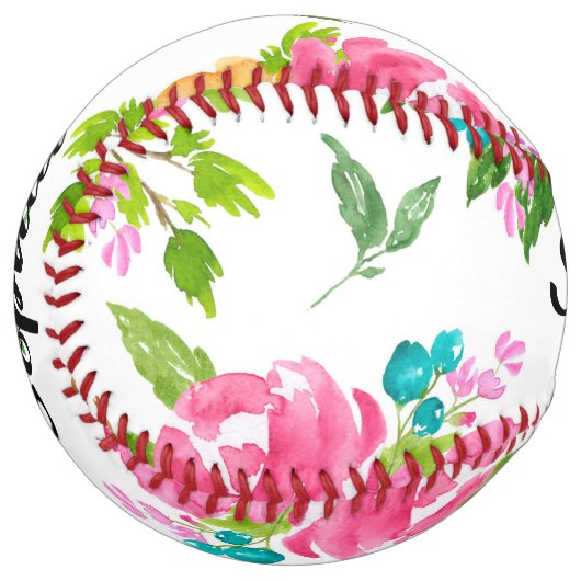 Proposition de balle molle pour fille à fleurs per (Devant gauche)